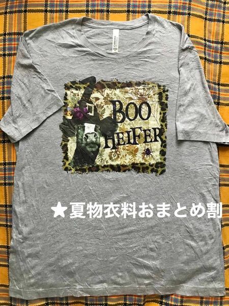 US古着 CANVAS コラージュ　プリントTシャツ