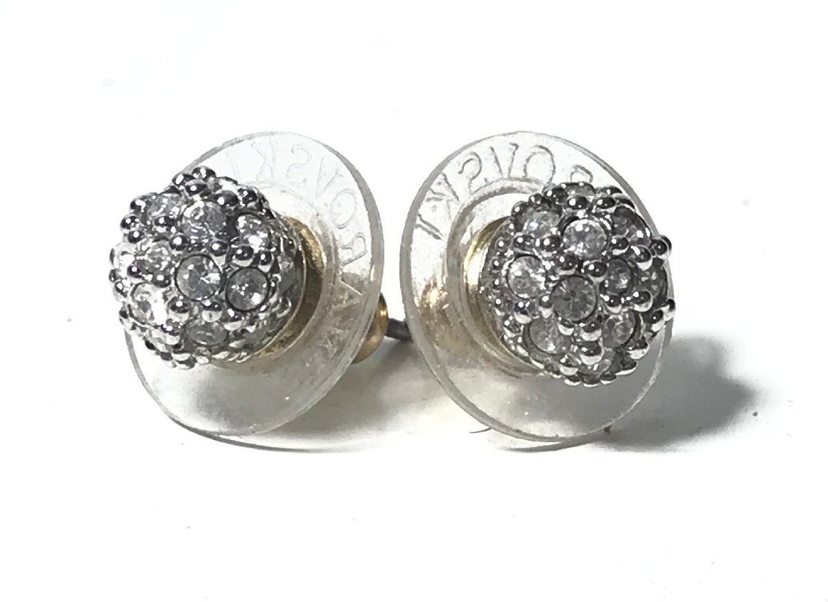 SWAROVSKI スワロフスキー クリスタル ラインストーン ピアス