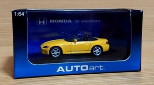 ◆◆　AUTOart 1：64　◆◆　Honda S2000（YELLOW）Official Honda Licensed Product　◆ 　オートアート　◆　美品・未使用　◆　5006　◆