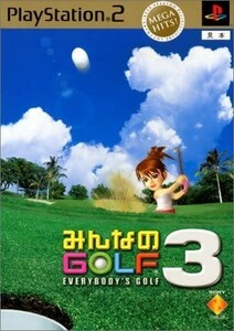 ●PS2中古●みんなのGOLF3 MEGA HITS!(CASE無)