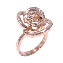 ダミアーニ　DAMIANI　指輪　＃10.5 ロゼリング　750　K18　PG ピンクゴールド　ダイヤモンド 【中古】【程度A】【美品】_画像2