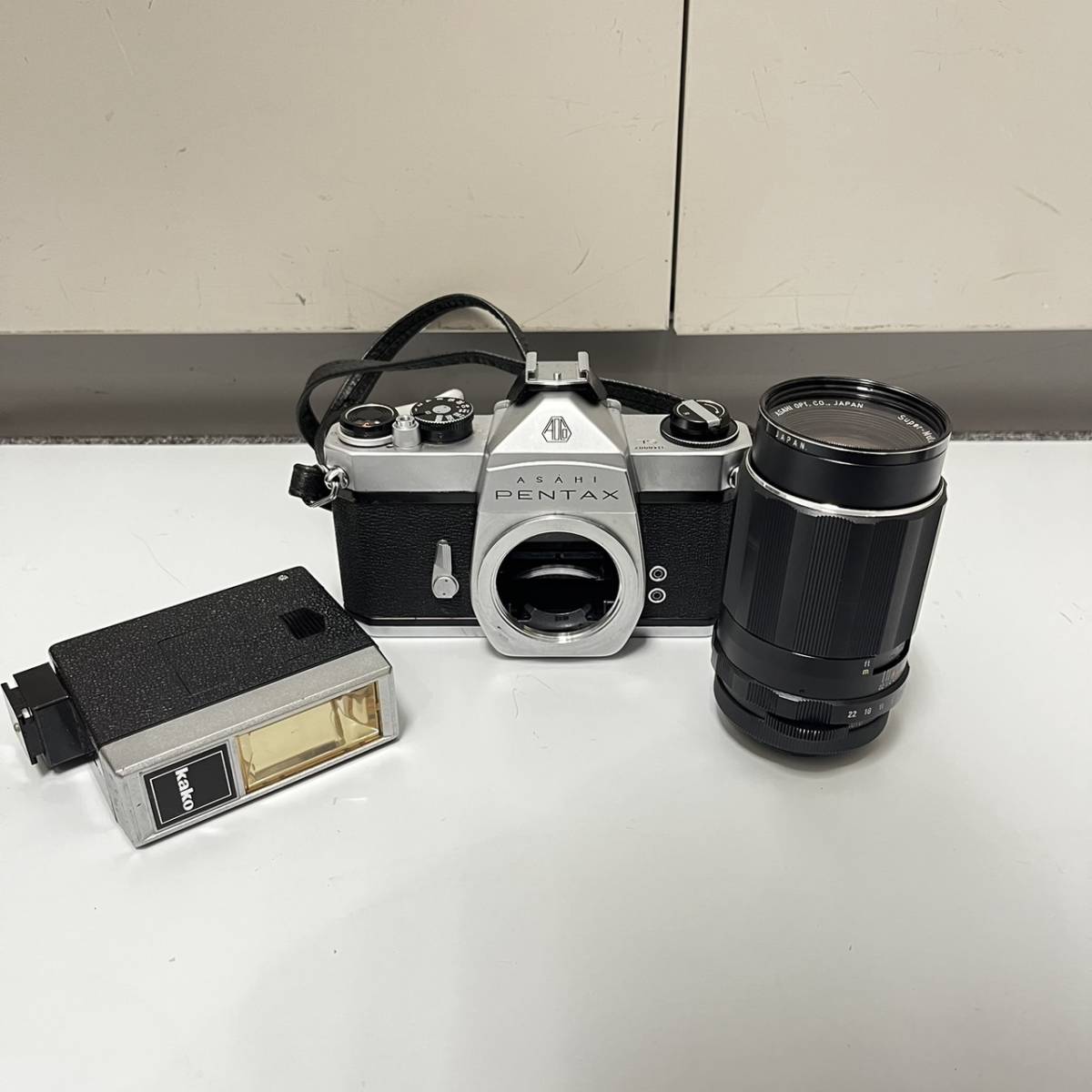 B-11463】1円～ カメラ セット売り レンズ フラッシュ ASAHI PENTAX