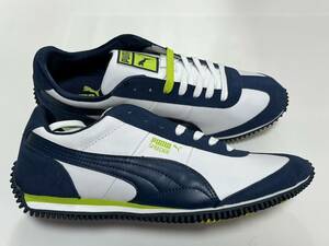 ★【新品未使用品】PUMA(プーマ) SPEEDER LS white-dark denim-LP 28cm