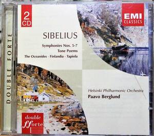 ★極稀2CD★Berglund Helsinki Sibelius Symphony Finlandia Tone Poems Tapiola シベリウス 交響曲 ベルグルンド ヘルシンキ 