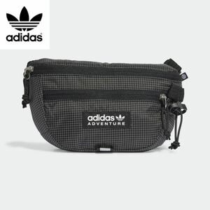 adidas アディダス　ウエストバッグ　ウエストポーチ　ボディバッグ　黒　ボディバッグ