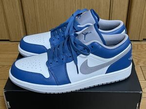 27.5cm 新品 送料無料 Nike.com購入 Nike Air Jordan 1 Low True Blue 553558-412