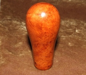 木製シフトノブ(材質：花梨瘤）12x1.25mm（BL-42.5D108.1L)