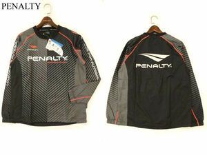 【新品 未使用】 PENALTY ペナルティ 【撥水★防風】ウインドブレーカー トレーナー Sz.M　メンズ 黒 フットサル サッカー　C3T06993_8#O