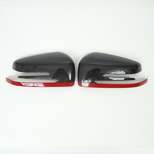  carbon style Red Line door mirror side mirror cover panel Mercedes Benz W246 B Class 