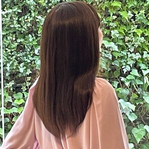 ★★★Yahooお試し価格!最高級クラス 全人毛フルウイッグ 広範囲人工皮膚 艶髪45-50cm ロングストレート★★★★★5A