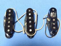 SEYMOUR DUNCAN SSL-1 x 3 Vintage Staggered Strat Center RwRp, BLACK / セイモアダンカン シングルコイル SSL-1 x 3 黒_画像1