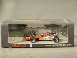 Eagle MK4 1968年インディ500優勝 #3 ボビー・アンサー Spark Indy500 Champion Box 1/43 43IN68