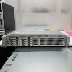 @T0532 Akihabara десять тысяч .. главный офис Cisco UCS C240 M4 1U Xeon-E5-2640v3×2 16 core 32 потертость /DDR4-128GB/SASHDD1.2TB×2/RAID1/WinSV2022 внедрение settled 