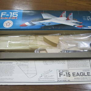 1970年代 超小型ジェットスケール エンジン機 F-15 イーグル EAGLE・MINI プレイトロン RC 1:34 PLAY TRON RADIO CONTROL MADE IN JAPAN ①の画像2