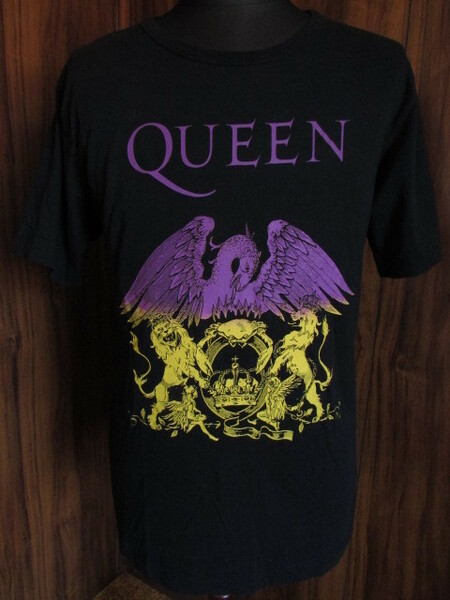 クイーン QUEEN OFFICIAL MERCH muJico Lサイズ 黒 バンドT ロックT vintage 音楽 music メタル Tシャツ ヴィンテージ ビンテージ 送料無料