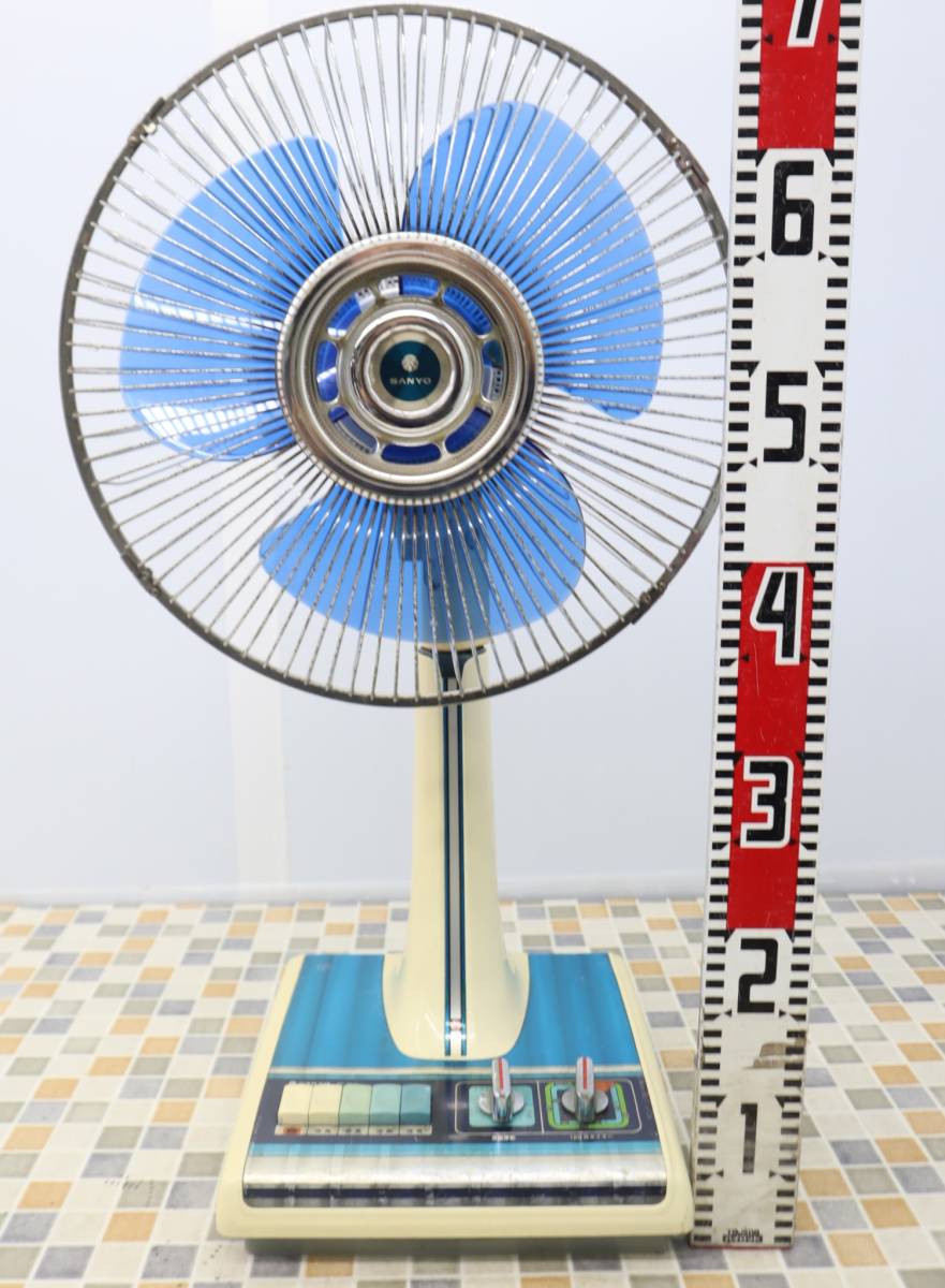 昭和レトロ 当時物 *人気 レア 大型扇風機*SANYO 三洋電機*洋間扇