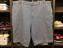 ビックサイズ DICKIES GENUINE HICKORY PAINTER SHORTS SIZE 42 ディッキーズ ジェニュイン ヒッコリー ペインター ショーツ 短パン_画像1