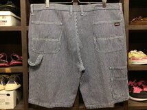 ビックサイズ DICKIES GENUINE HICKORY PAINTER SHORTS SIZE 42 ディッキーズ ジェニュイン ヒッコリー ペインター ショーツ 短パン_画像2