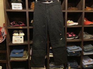 DICKIES FLEX REGULAR FIT DOUBLE KNEE PANTS SIZE32 ディッキーズ フレックス レギュラー フィット ダブルニー パンツ ブラック