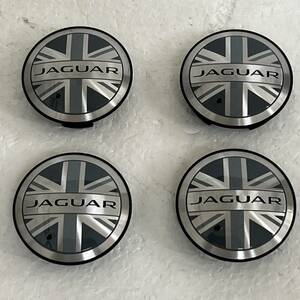 JAGUAR ジャガー 純正 ホイールセンターバッジ ユニオンジャック 4個セット　直径約58mm (TI)