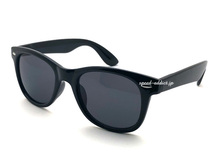 OLD WELLINGTON SUNGLASS BLACK × SMOKE/オールドウェリントンサングラスブラックスモークレンズ伊達メガネアウトドアスポーツ紫外線対策_画像1