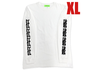 狂狂破 L/S T-shirt WHITE XL/くるくるぱー長袖tシャツロンteeヱヴァンゲリヲン新劇場版序破Q初号機碇シンジ綾波レイ惣流アスカラングレー