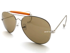 U.S. AIR FORCE PILOT TEARDROP SUNGLASS BROWN/パイロットティアドロップサングラス縄手ケーブルテンプルワイヤーアビエーターミリタリー