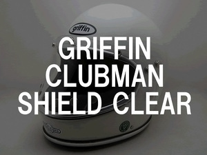 BOB HEATH VISORS GRIFFIN CLUBMAN SHIELD クリア/ボブヒースバイザーグリフィンクラブマンシールドスクリーンガード防雪フルフェイス防雨