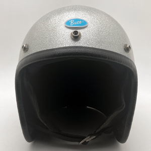 送料無料 BUCO ENDURO SILVER METALFLAKE 59cm/ベビーブコエンデューロ銀シルバービンテージヘルメットblue linebabygtbellベル500tx60s70s