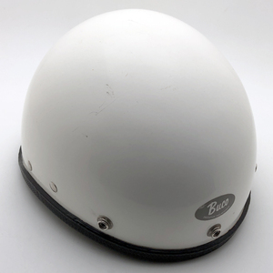 送料無料 BUCO TRAVELER WHITE/ブコトラベラー白ビンテージヘルメットガーディアンプロテクターバンタムスパルタンbellベルshortymchal70s