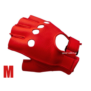 CHURCHILL GLOVE FINGERLESS OT RED M/チャーチルグローブフィンガーレス金色ゴールド赤レッドレザーグローブコスプレサバゲーアメリカ製