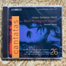 CD★鈴木雅明　バッハ・コレギウム・ジャパン★バッハ「カンタータ全曲シリーズVol.26」【BIS-CD-1401】未開封品_画像1