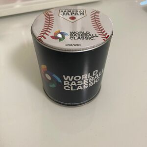 WBC 2023 日本代表 侍ジャパン 缶バッジ付小物入れ