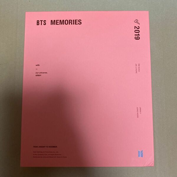 BTS memories 2019 DVD