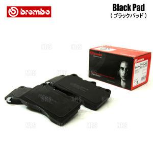 brembo ブレンボ Black Pad ブラックパッド (フロント) デミオ スポルト DE5FS 07/7～14/9 (P16-013