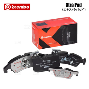 brembo ブレンボ Xtra Pad エクストラパッド (フロント) アコード ユーロR/トルネオ ユーロR CL1 00/6～02/10 (P28-034X