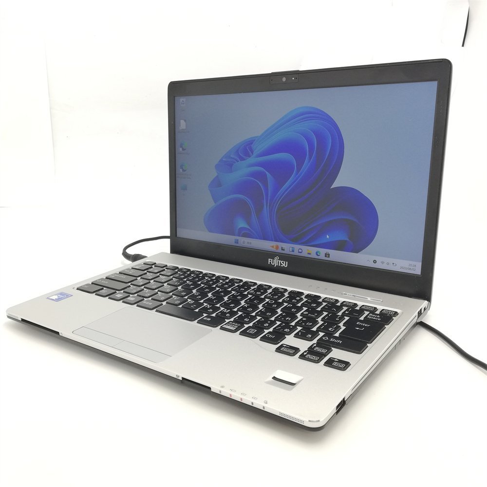 即決高速SSD フルHD DVDRW 13.3型ノートパソコン富士通S937/S 中古良品