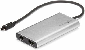 StarTech.com Thunderbolt 3-2 port HDMI conversion adapter 4K 60Hz Mac.Window( secondhand goods )