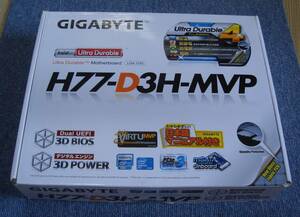 中古 GIGABYTE　GA-H77-D3H-MVP LGA1155 マザーボード ジャンク扱い