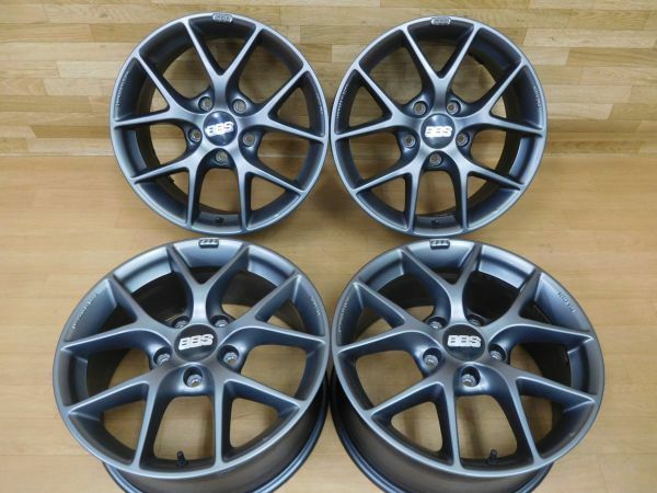 13-719◆美品!!★BBS SR022★18in8J+50 PCD130-5H★ポルシェ カイエン,AUDI Q7,VWワーゲン ティグアン RS LM◆