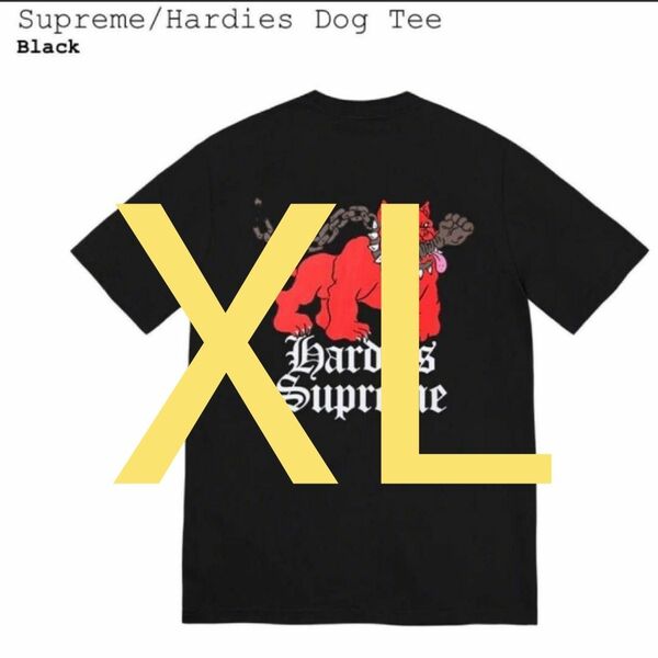 【新品未開封XL】Supreme / Hardies Dog Tee "Black"　