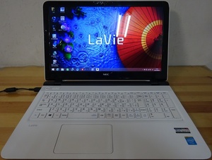 NEC ノートパソコン LaVie PC-GN14CUTA2/Cele 2957U 1.4GHz/4GB/750GB/中古特価良品