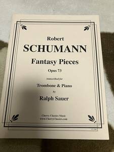 Schumann,R. シューマン Fantasy Pieces op. 73 幻想小曲集 op. 73 校訂/編曲: R. Sauer 商品コード:1501746523 出版社: Cherry Classics