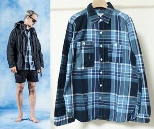 Engineered Garments エンジニアードガーメンツ Work Shirt Big Plaid ワーク シャツ M チェック