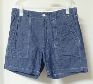 Engineered Garments エンジニアードガーメンツ Fatigue Short Dungaree Cloth ファティーグ ショーツ　ショート パンツ M デニム