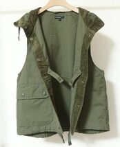 17AW Engineered Garments エンジニアードガーメンツ Field Vest Nyco Ripstop フィールド ベスト M_画像3