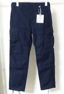 16AW Engineered Garments エンジニアードガーメンツ BDU Pant Cotton Reversed Sateen ミリタリー カーゴ パンツ 30 紺