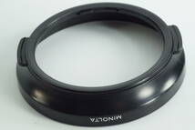 jaF-02★並品★MINOLTA A 24-50／4 AF24-50mm F4用 AF24-50mm F4 NEW 用 ミノルタ レンズフード_画像3