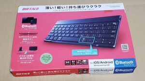 未使用品■バッファロー Bluetooth 充電式コンパクトキーボード 薄型モデル ブラック BSKBB500BK