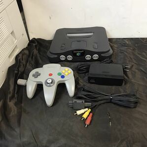 ニンテンドウ64本体 コントローラー アダプター AVケーブル セット ターミネーターパック付き NINTENDO64 N64の画像1